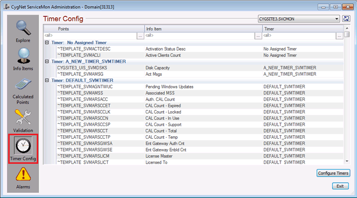 Timer Config